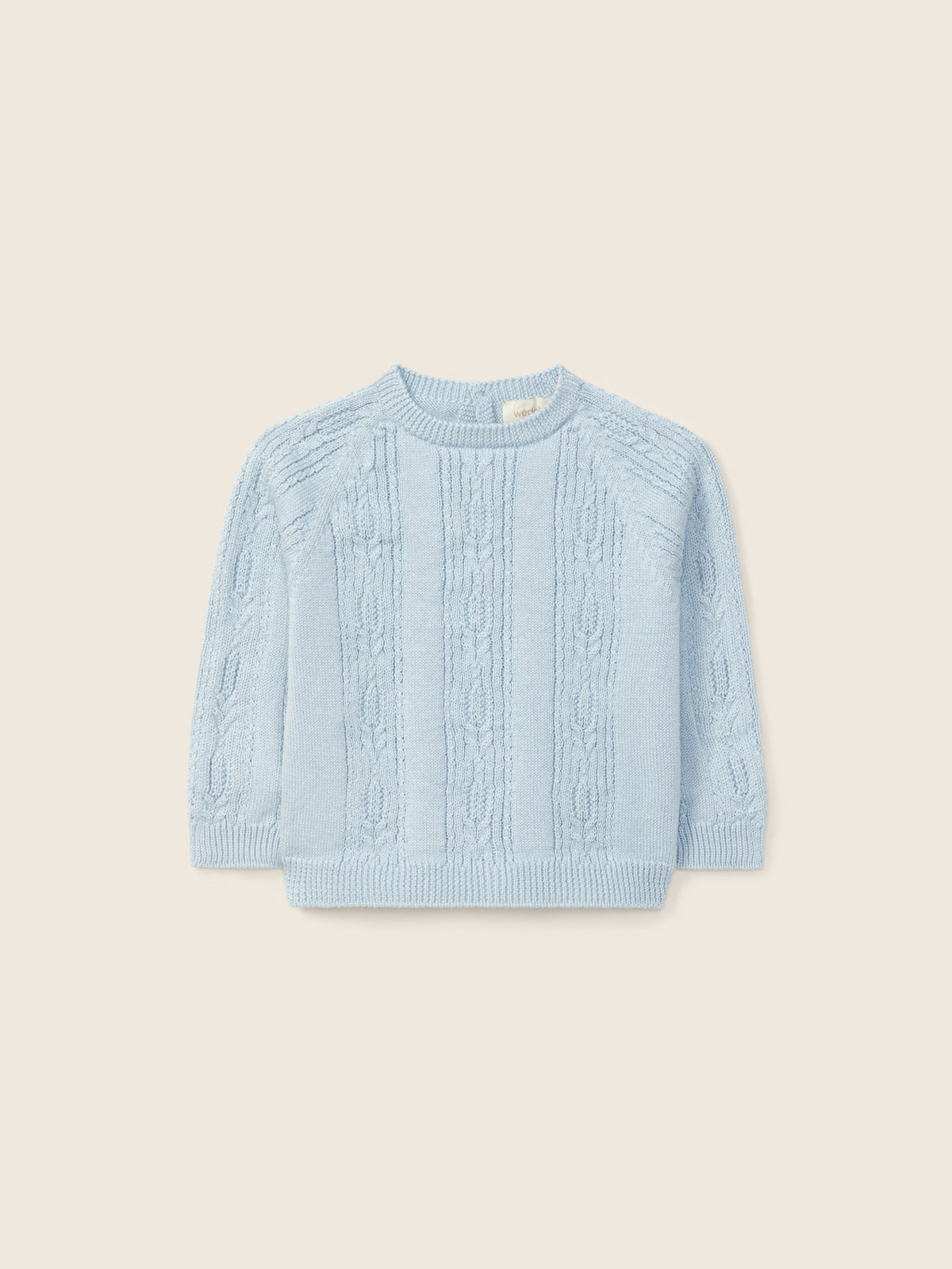 Conjunto de Malha Tricotada Azul