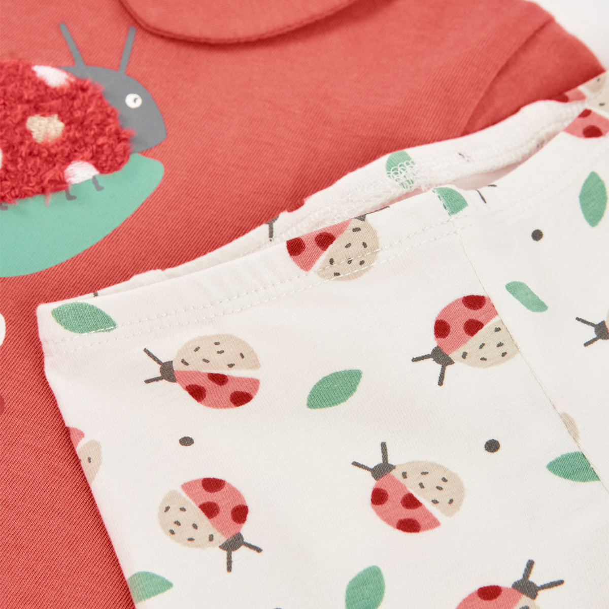 Conjunto T-shirt e Leggins Joaninha
