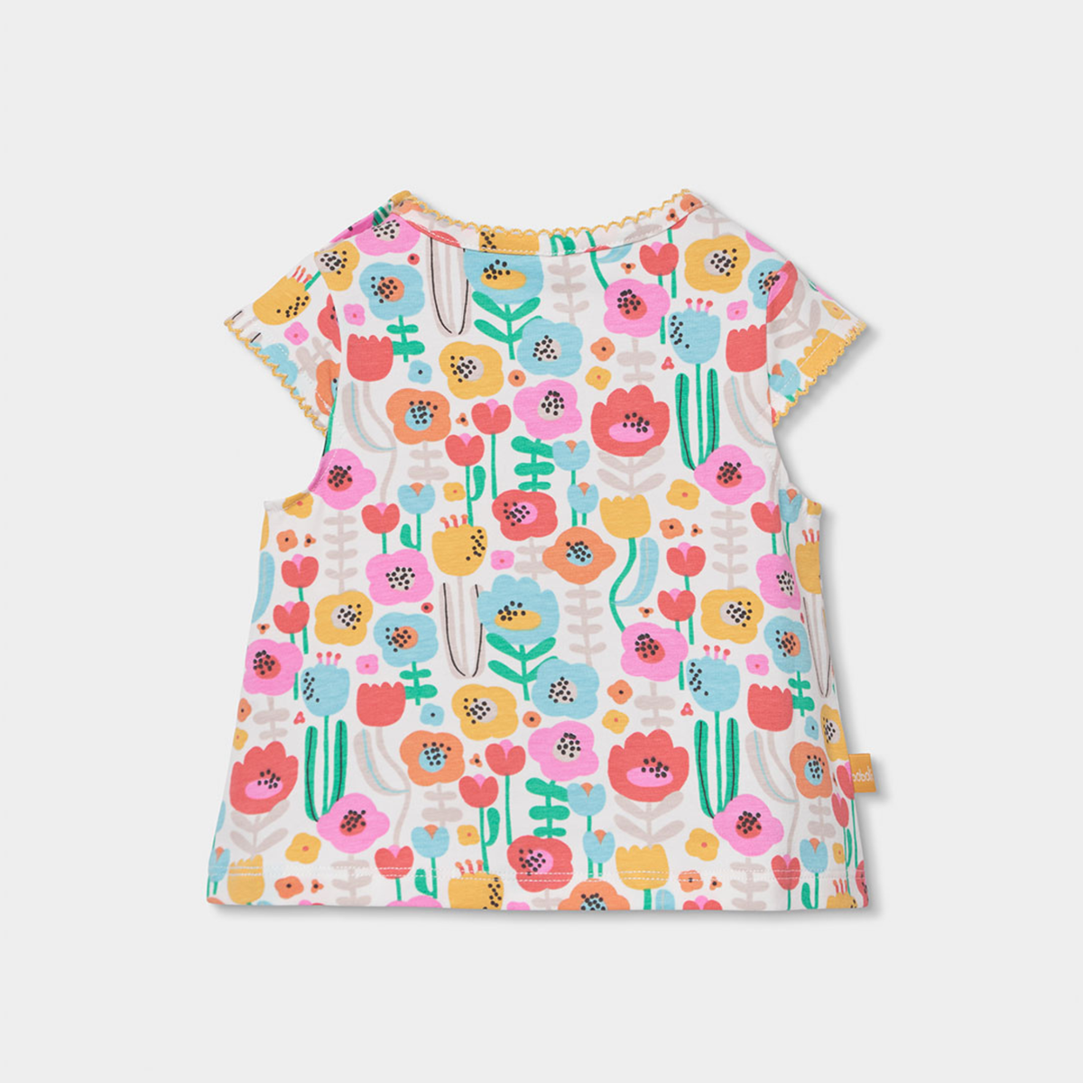 Conjunto Vestido com T-shirt Flores