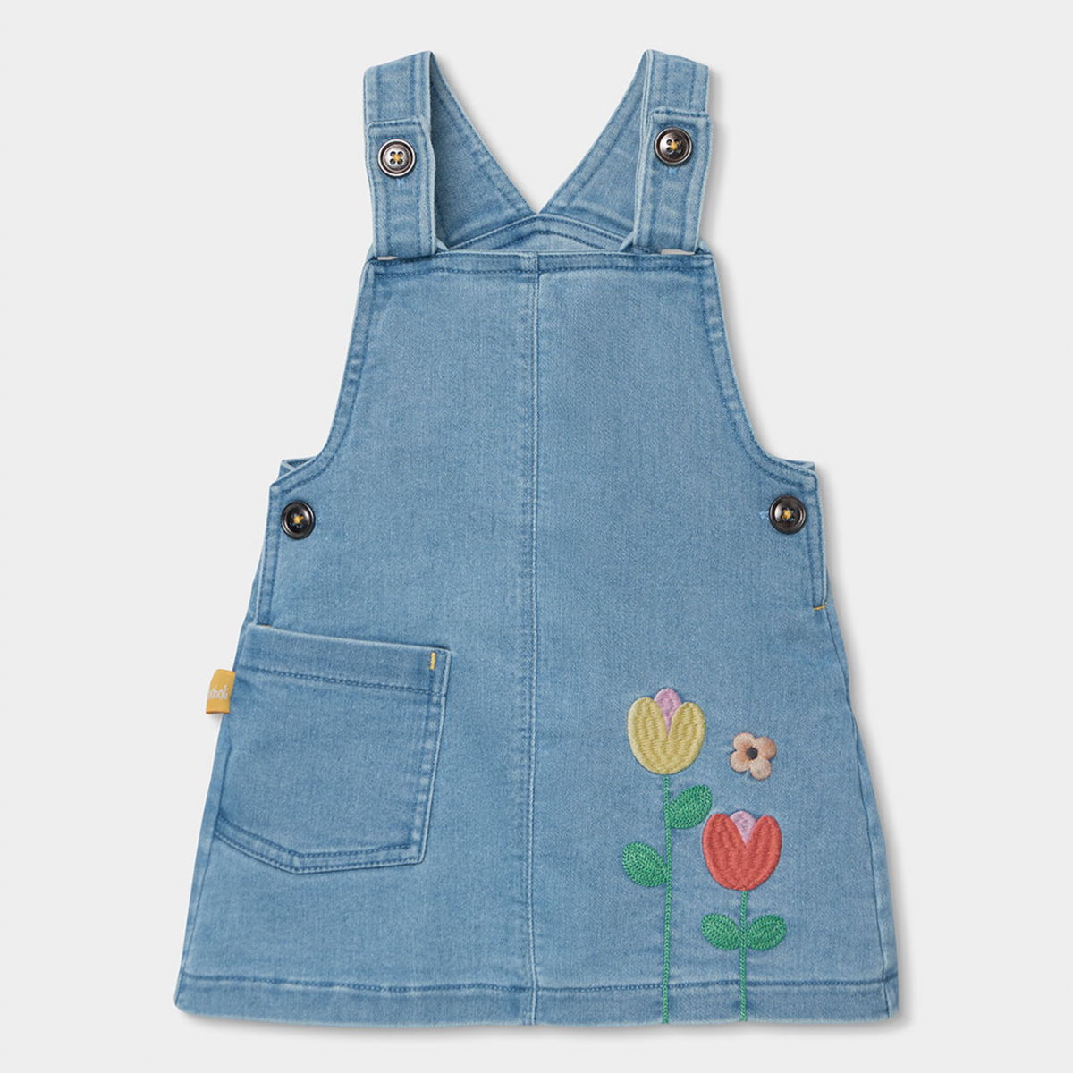 Conjunto Vestido com T-shirt Flores