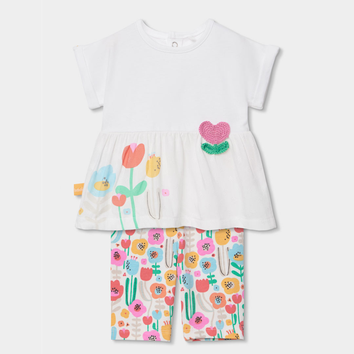 Conjunto de T-shirt e Leggings Florido
