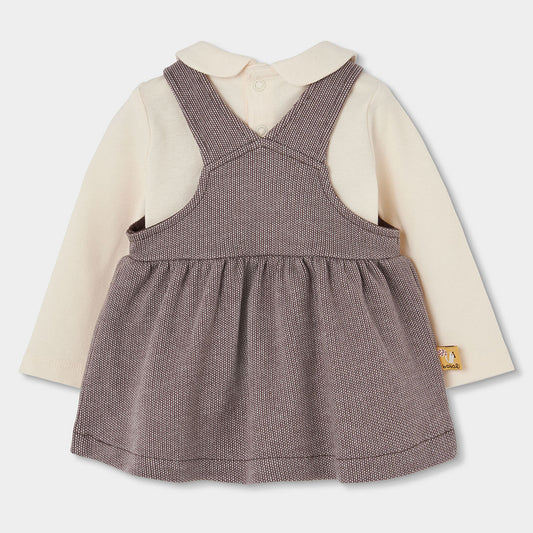 Conjunto Vestido Esquilo e Body de Gola