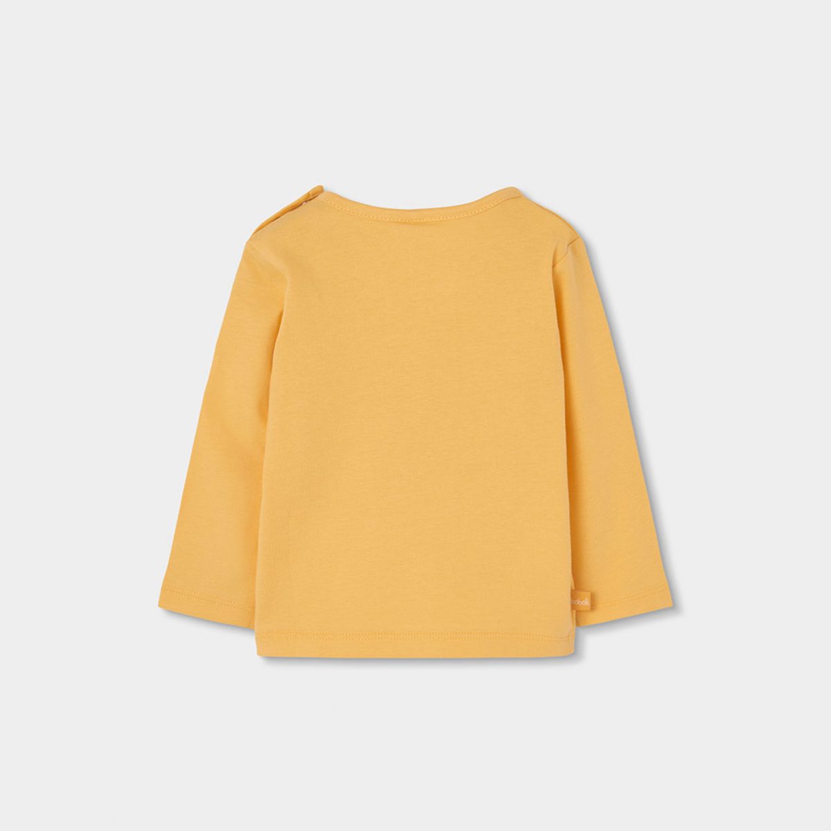 Conjunto de Bebé em Algodão Amarelo com Baleia