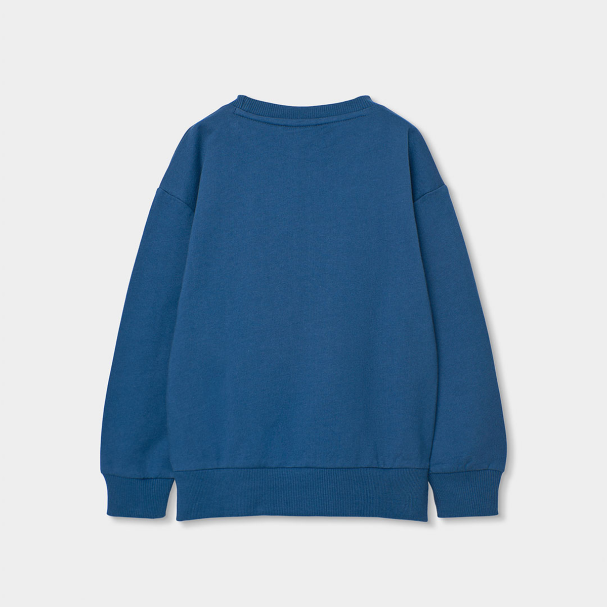 Sweatshirt Flor Azul Marinho