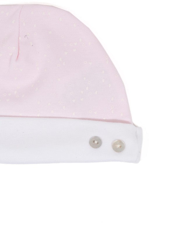 Gorro em Algodão Rosa