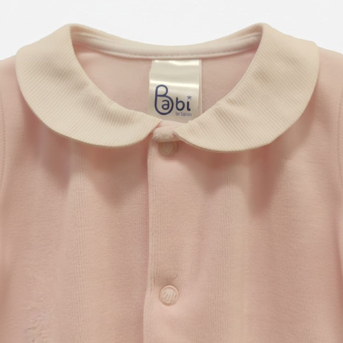 Babygrow Veludo Rosa