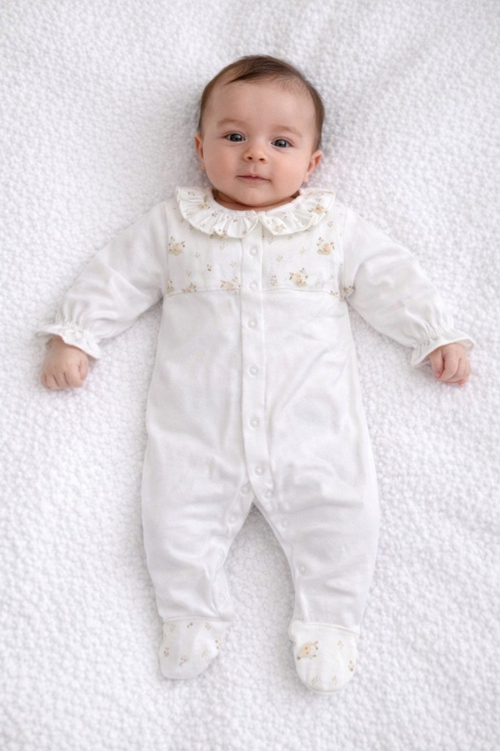 Babygrow com Folho Coelhinhos