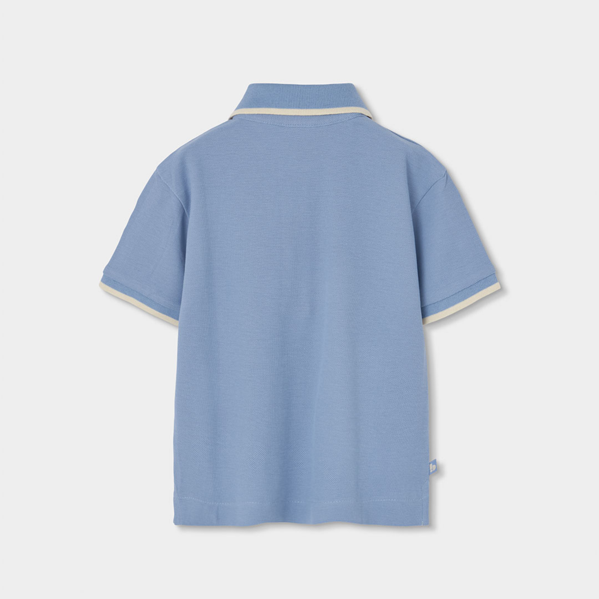Polo Piqué Azul "Palm Island"