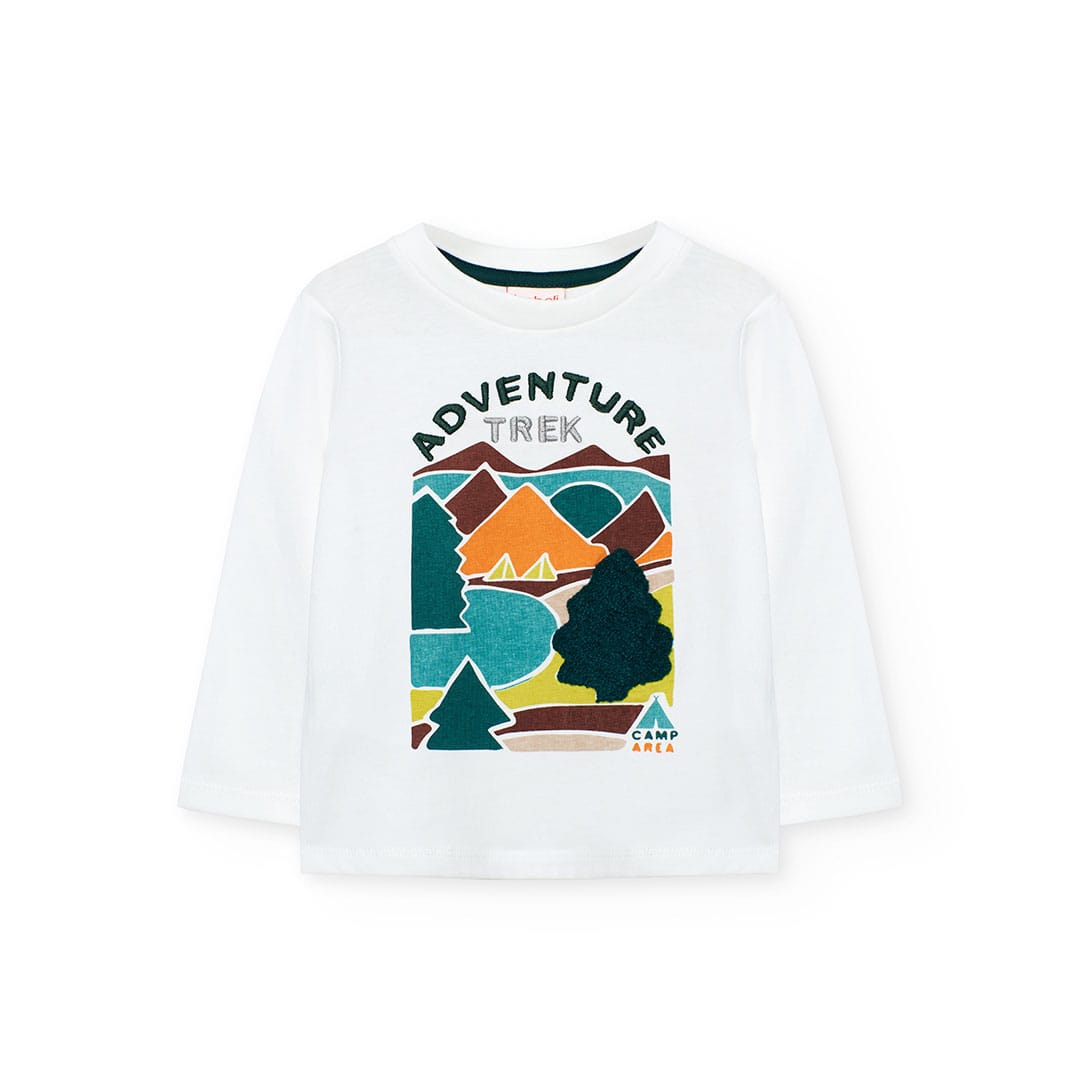 T-shirt manga comprida | BOBOLI