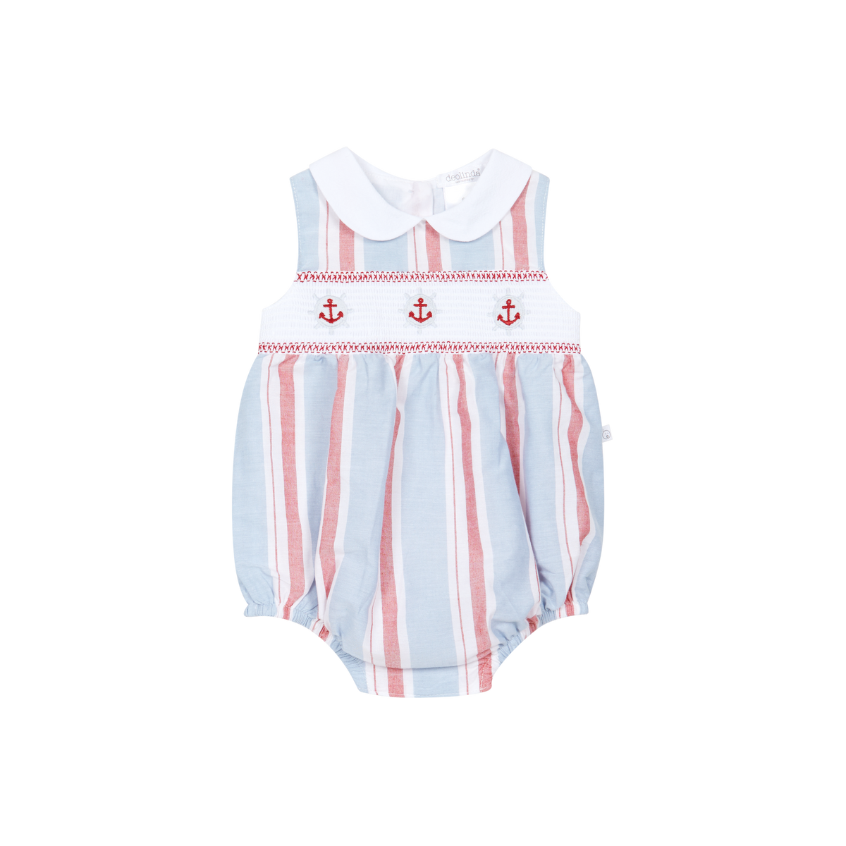 Fofo Com Riscas Azul, Vermelho e Branco