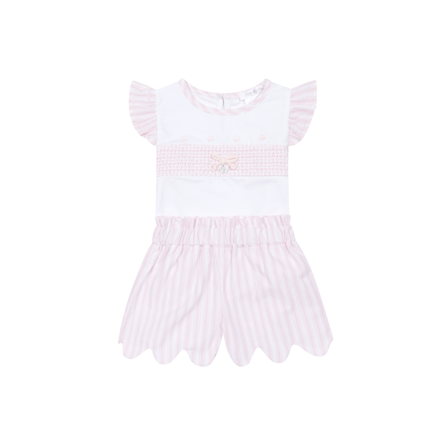 Conjunto T-shirt e Calções Rosa