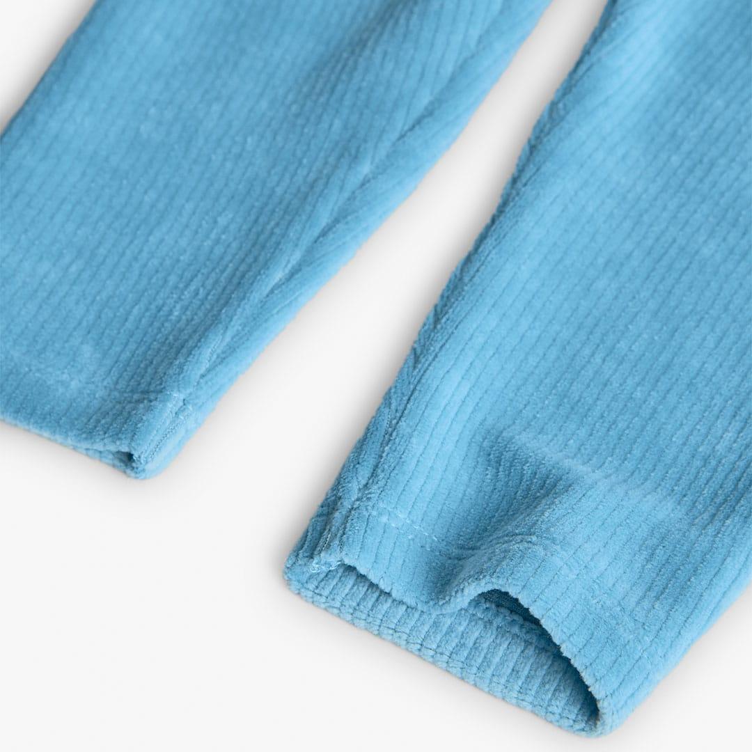 Leggin Canelada Azul Clara
