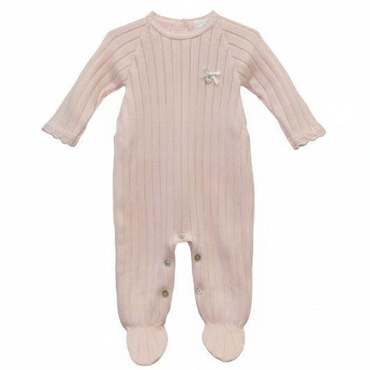 Babygrow em Malha Rosa