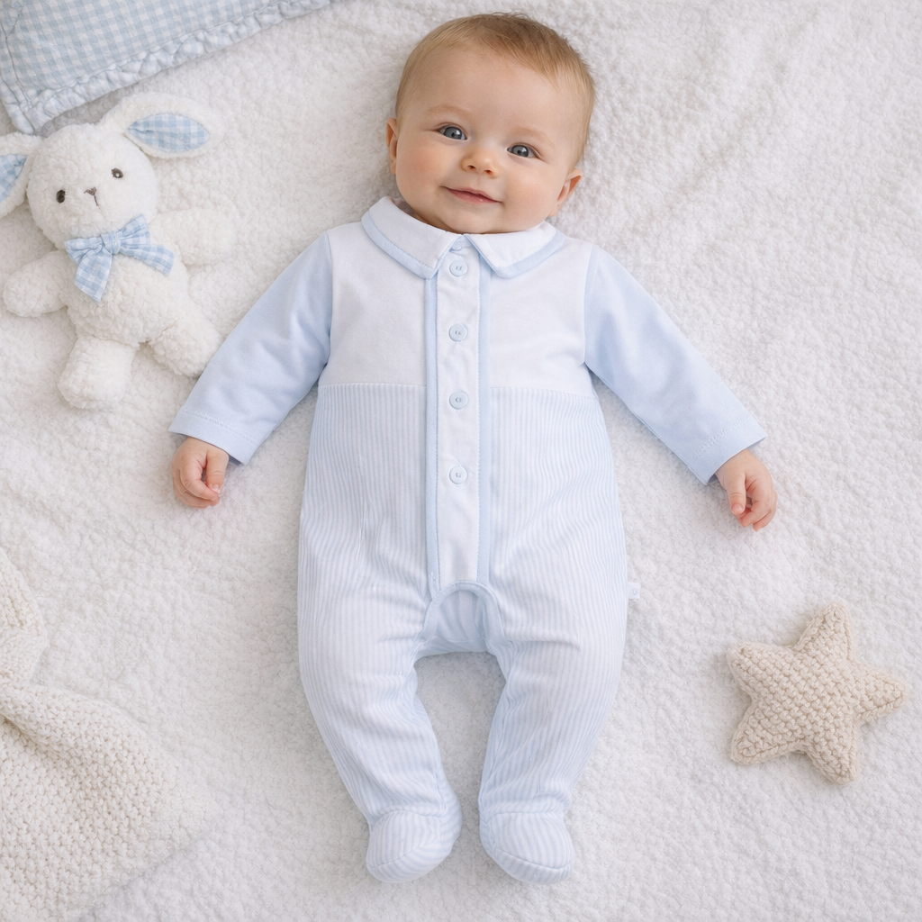 Babygrow Riscas Azul