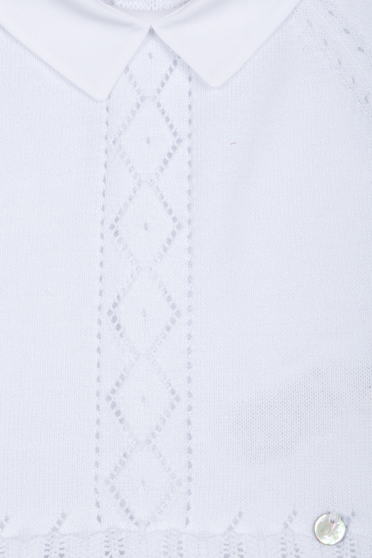 Conjunto em Malha de Algodão Branco