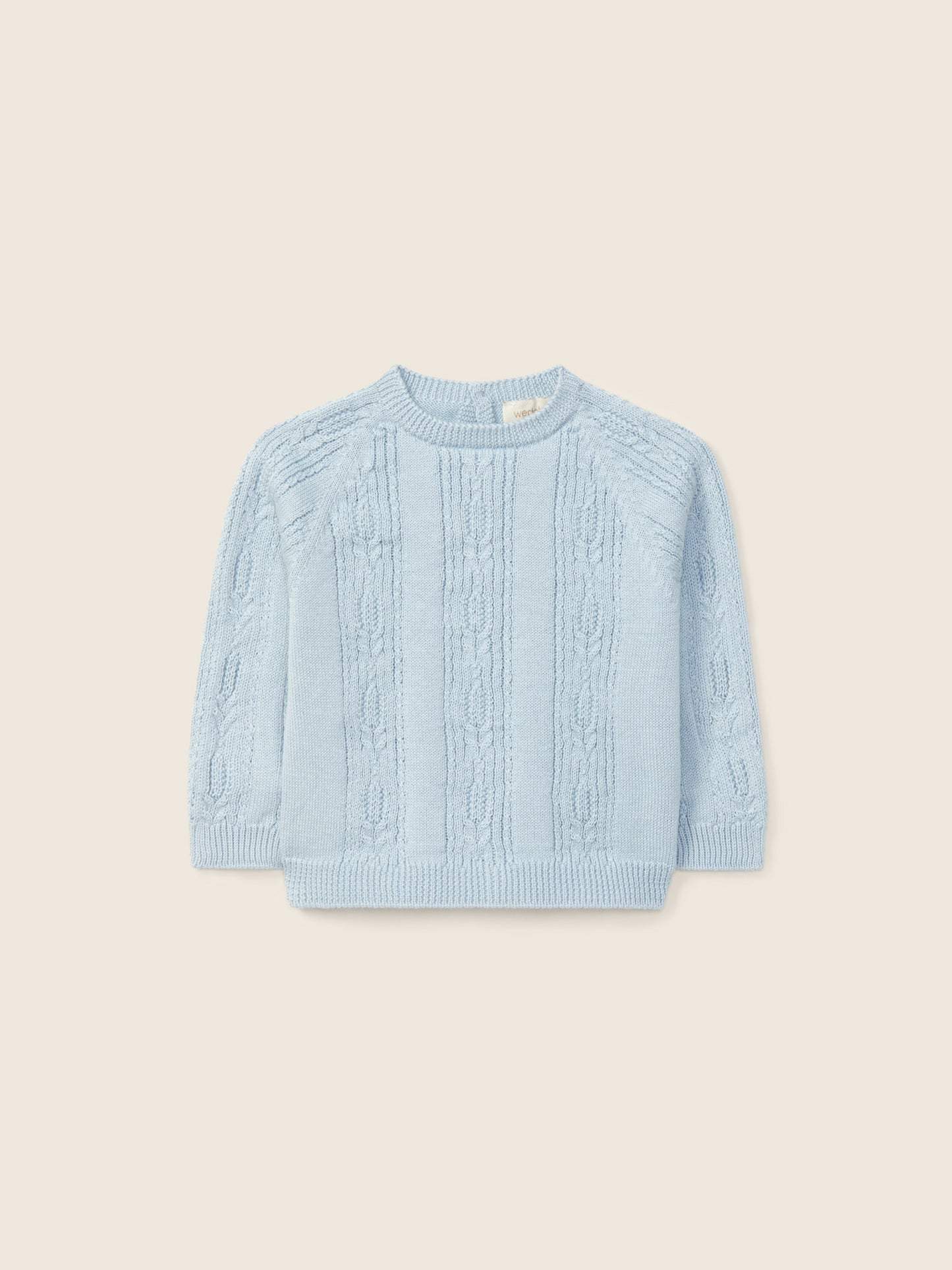 Conjunto de Malha Tricotada Azul
