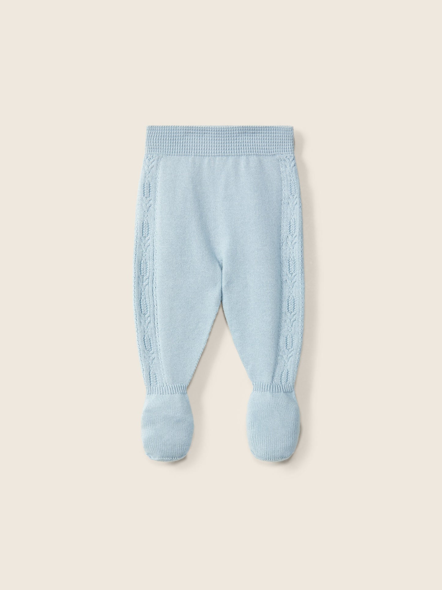 Conjunto de Malha Tricotada Azul
