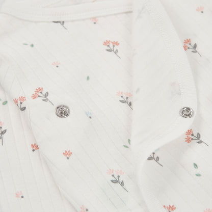 Pack de Saída de Maternidade "Hello World" – Conjunto 4 Peças Floral
