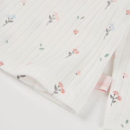 Pack de Saída de Maternidade "Hello World" – Conjunto 4 Peças Floral