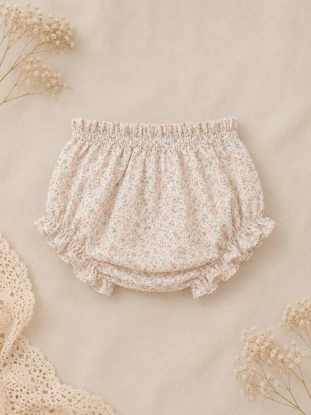 Conjunto de Camisola de malha e fofo Florido