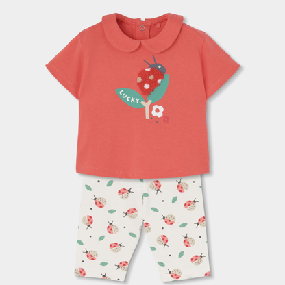 Conjunto T-shirt e Leggins Joaninha
