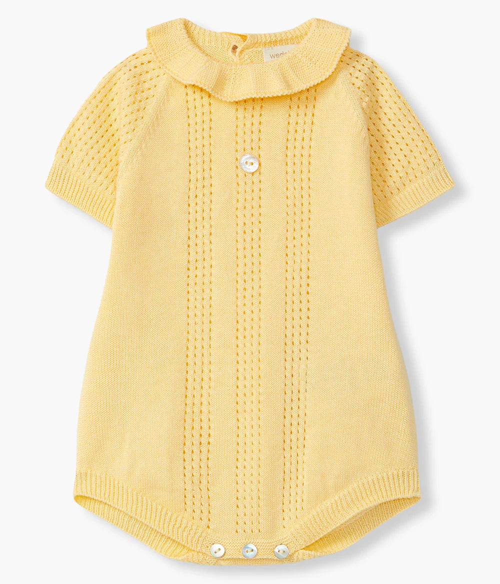 Fofo em Malha Amarelo
