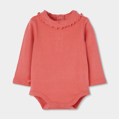 Conjunto de Vestido de Ganga Urso com Body de Gola