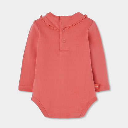 Conjunto de Vestido de Ganga Urso com Body de Gola