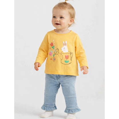 Conjunto Camisola e Calças Coelho Jardineiro