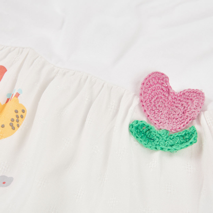 Conjunto de T-shirt e Leggings Florido