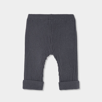 Conjunto de Malha Camisola Pinguim e Calças Caneladas