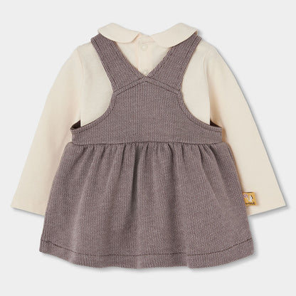 Conjunto Vestido Esquilo e Body de Gola