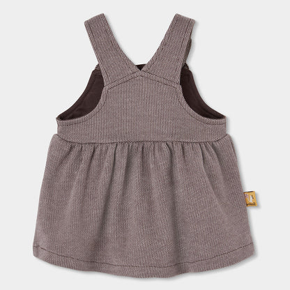 Conjunto Vestido Esquilo e Body de Gola