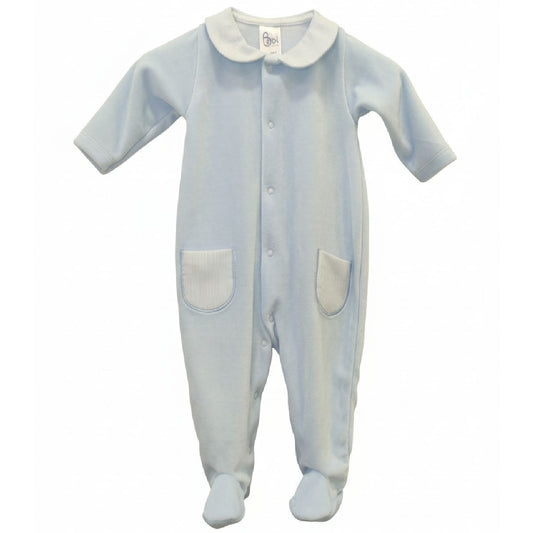 Babygrow Veludo Azul