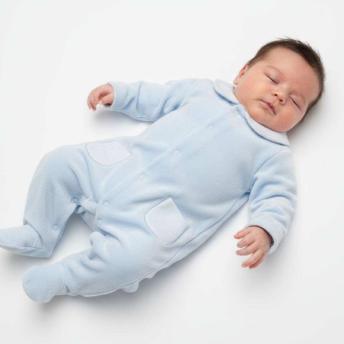 Babygrow Veludo Azul