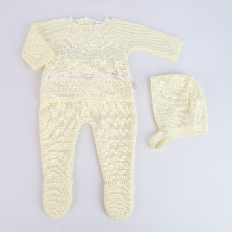 Conjunto de três peças em Malha