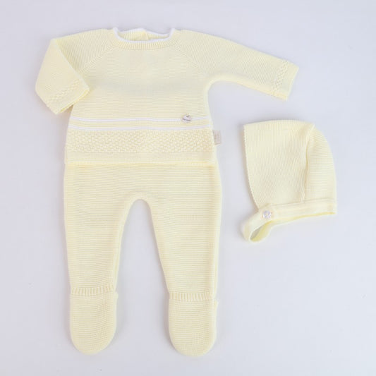 Conjunto de três peças em Malha