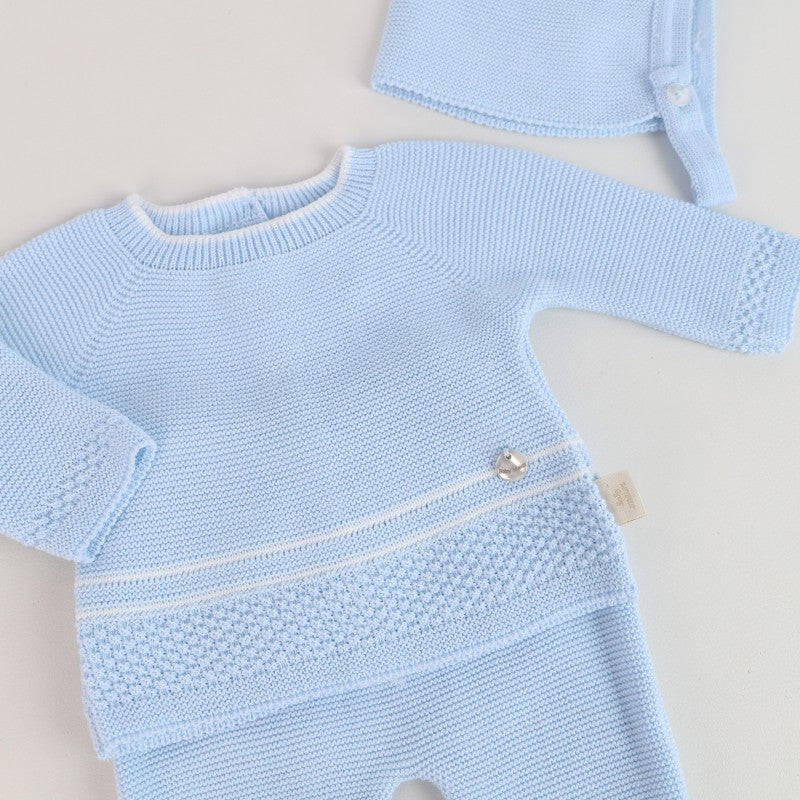Conjunto de três peças em Malha