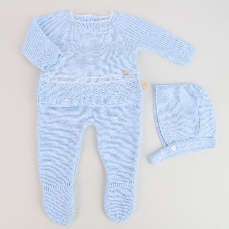 Conjunto de três peças em Malha