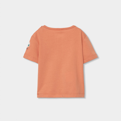 Conjunto de Jardineiras e T-shirt Xadrez Sol