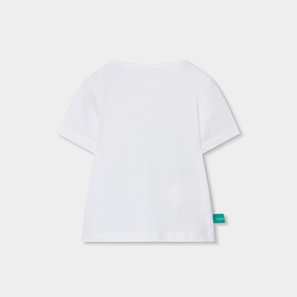 Conjunto de T-shirt e Calções Gato Verde