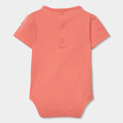 Conjunto de Jardineiras e Body Estampado de Animais