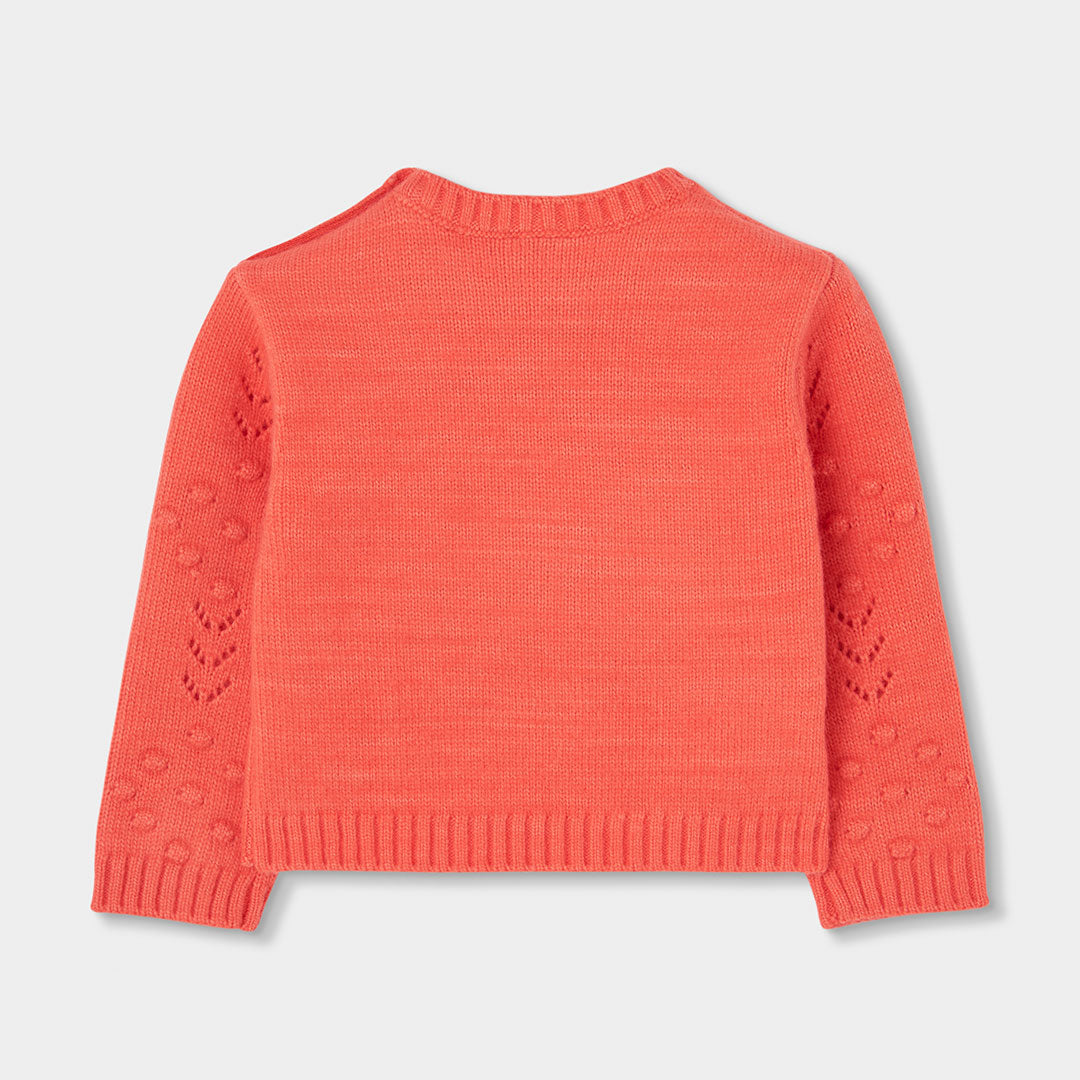 Camisola de Malha Flor Laranja