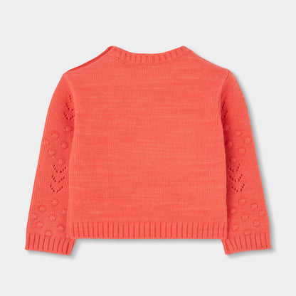 Camisola de Malha Flor Laranja