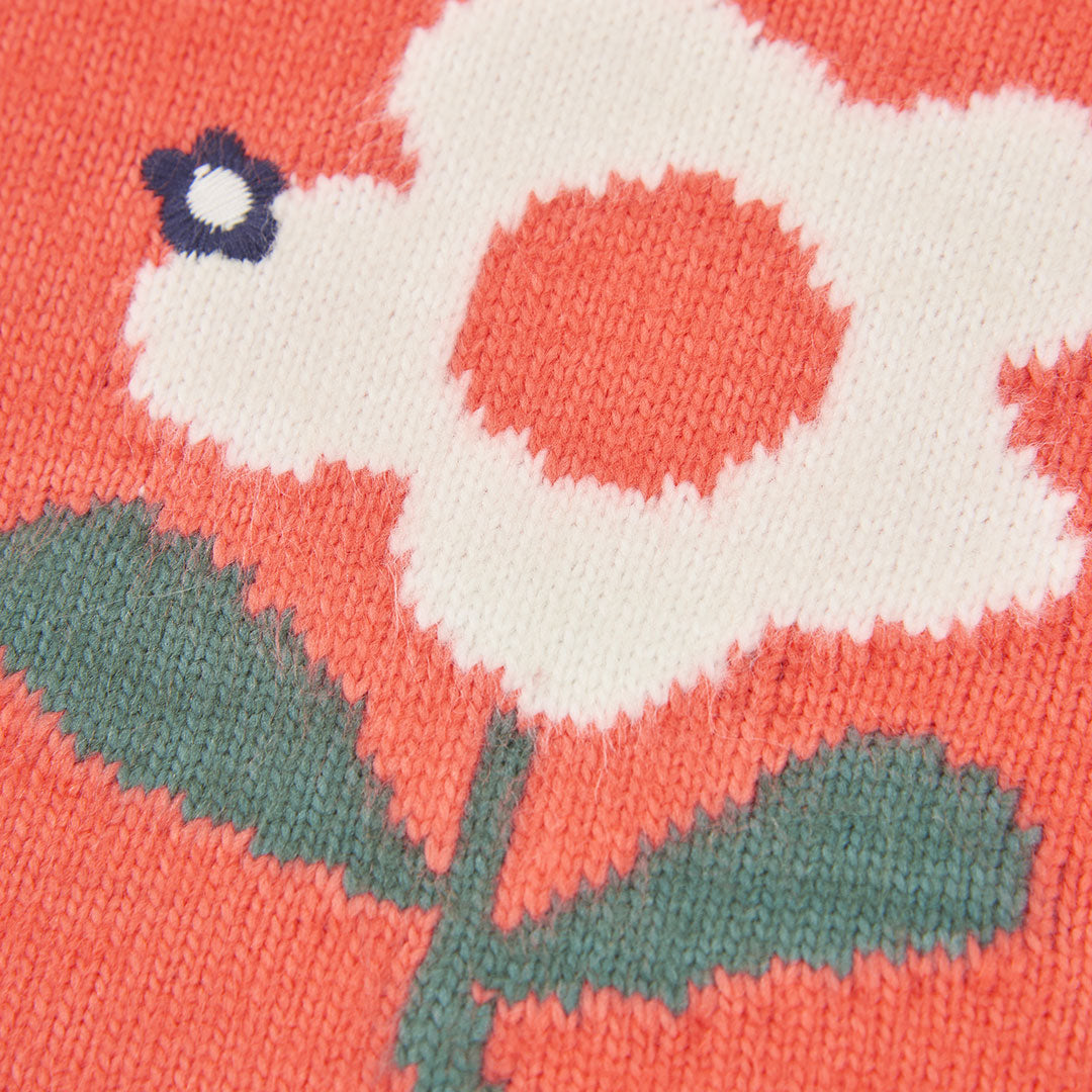 Camisola de Malha Flor Laranja
