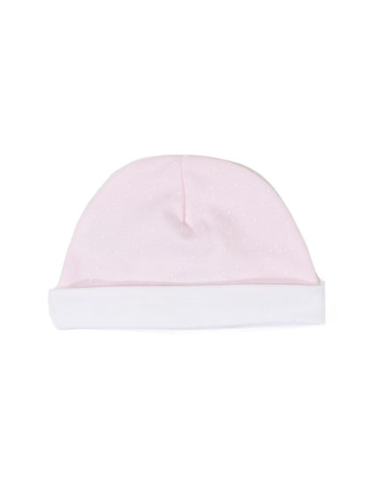 Gorro em Algodão Rosa