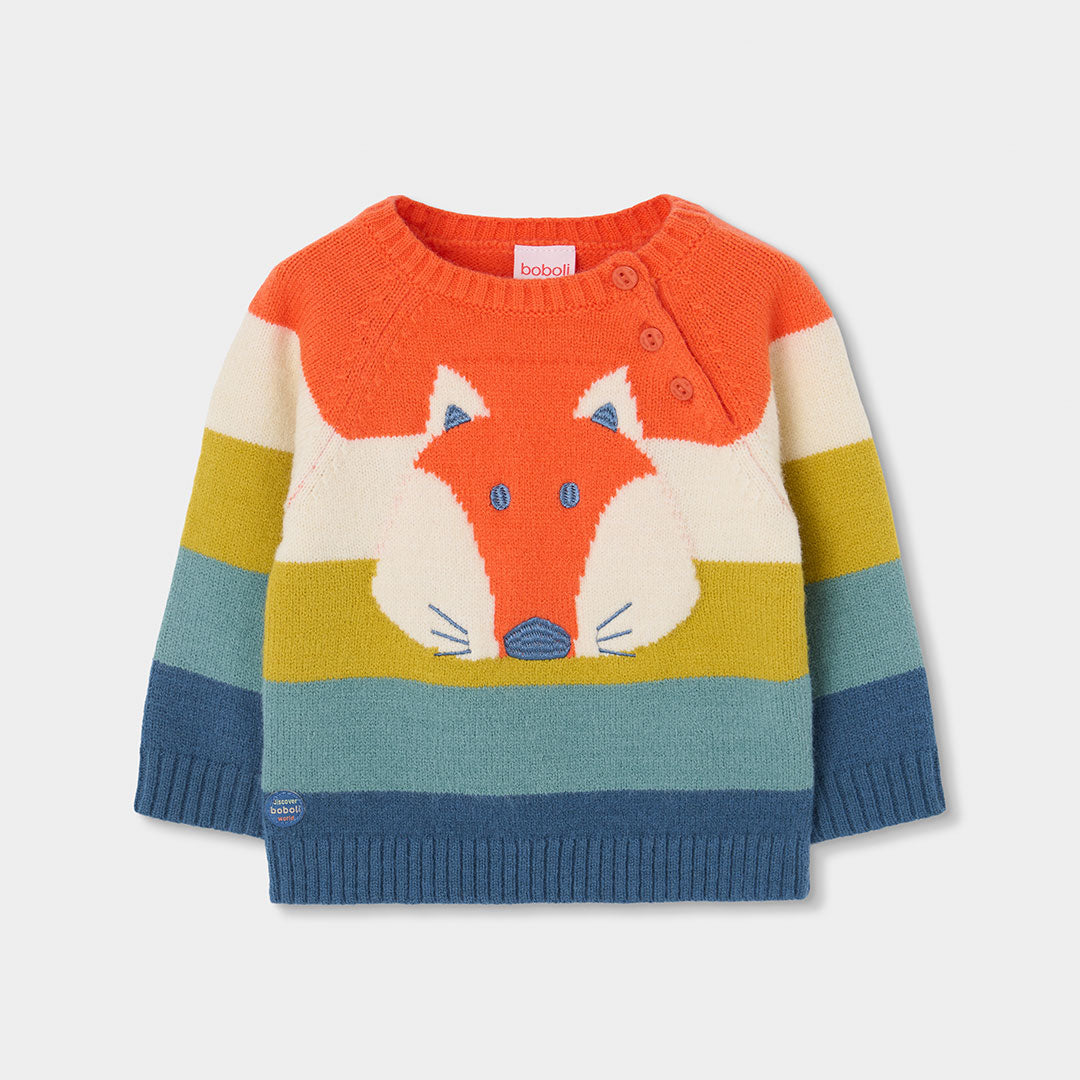 Camisola De Malha Raposa Riscas