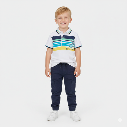 Polo Piqué Branco