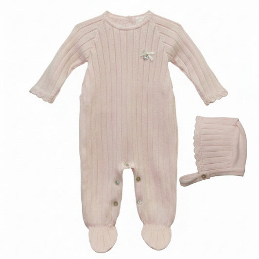 Babygrow de Malha Rosa