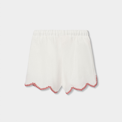 Calções de Menina com Bordados